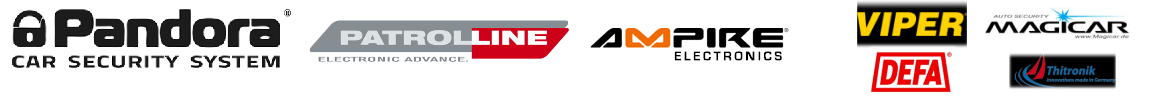 Pandora Car Security,Patroline,Ampire,Viper,Magicar,Viper